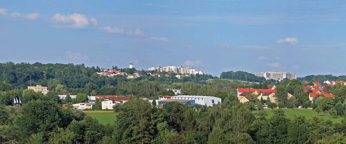 Panorama Göppingen - Bergfeld - Eichertklinik - Jebenhausen