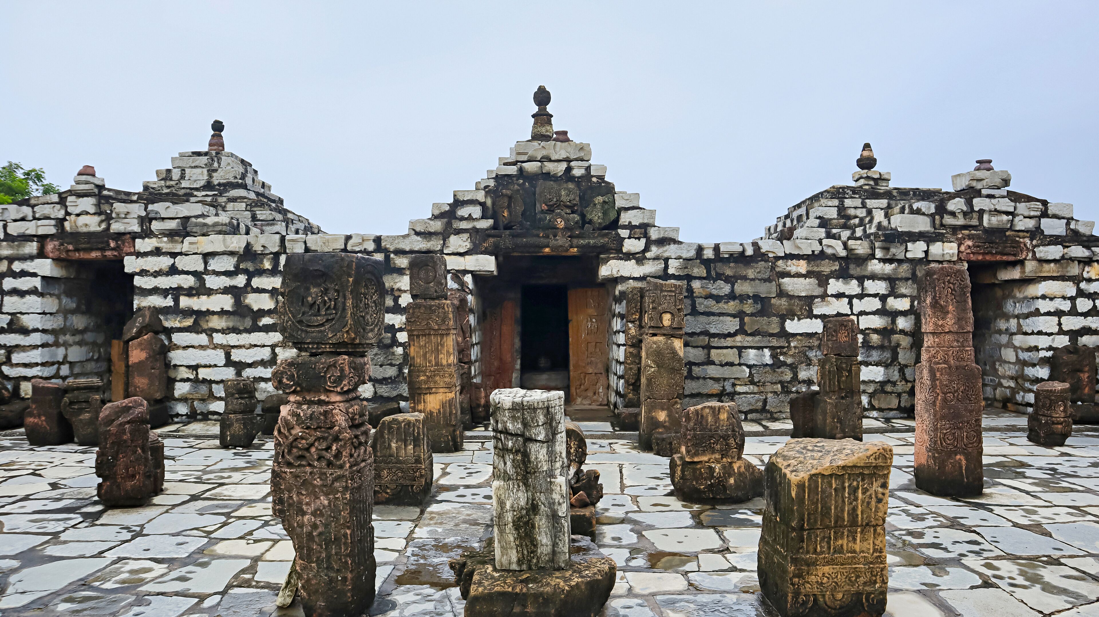 Unique Surang Tila Temple, built With Dress Stone Blocks during the Period of Mahashiv Gupta Balarjuna, Sirpur, Mahasamund, Chhattisgarh, India...