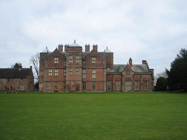 Kiplin Hall - lake side view