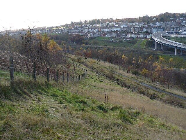 Parc Coetir Bargod This country park in the Rhymney Valley has been developed on the site of the former Bargoed and Britannia collieries and their waste tips.