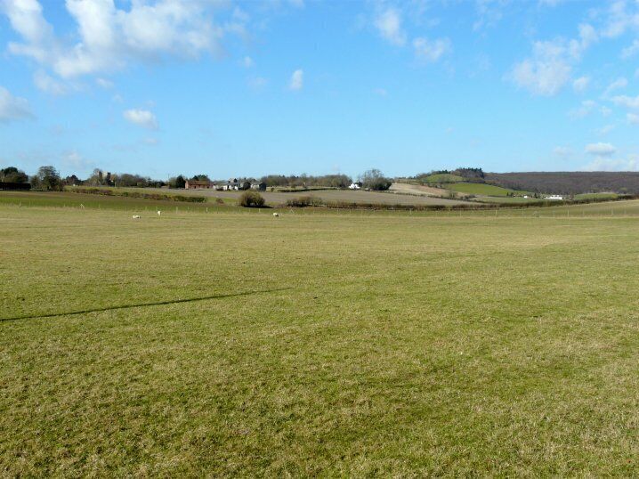 North Downs countryside View taken from White Hill (road) near Boughton Corner.