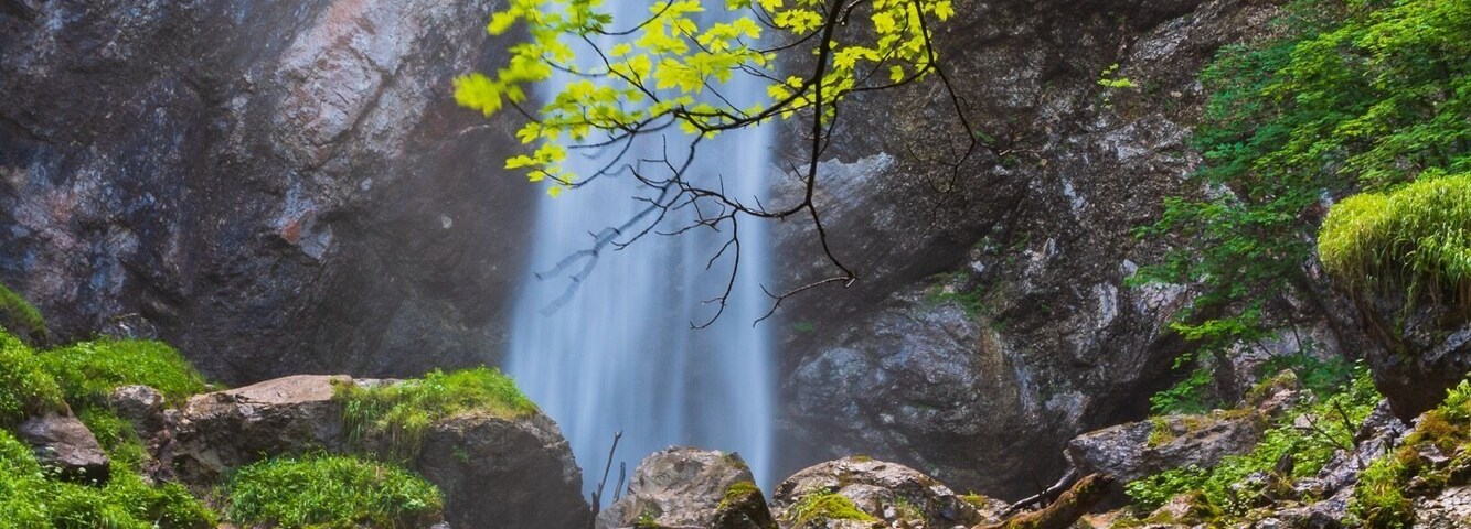 Beautiful waterfall in the south of Carinthia!