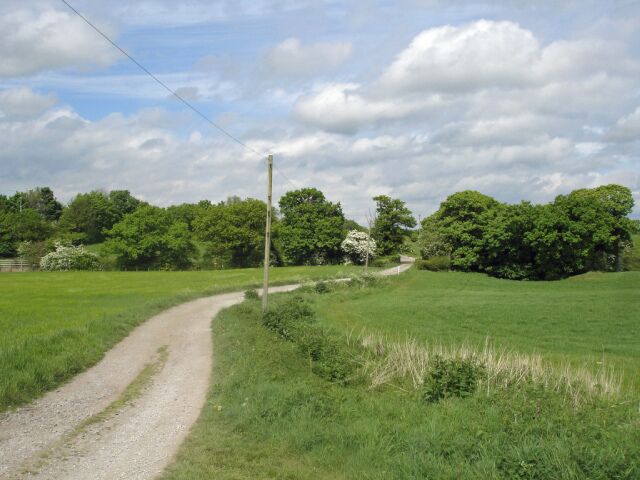 Approaching Wade Brook Approaching Wade Brook on Restricted Byway 1, Lostock Gralam.