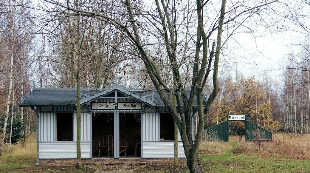 Nachgebauter Pavillon der ehemaligen Jungborn-Heilanstalt auf dem gleichnamigen gelände im Eckertal bei Stapelburg.