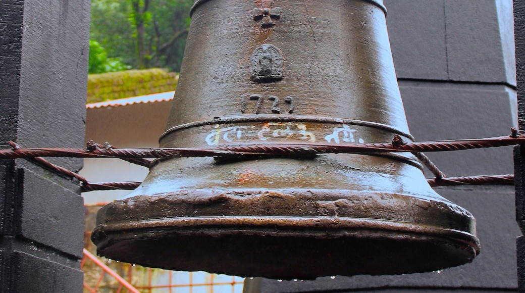 Bell of Chimaji Appa Peshwa. Brought from Vasai in 1729 AD. Bhimashankar, Maharashtra, India.