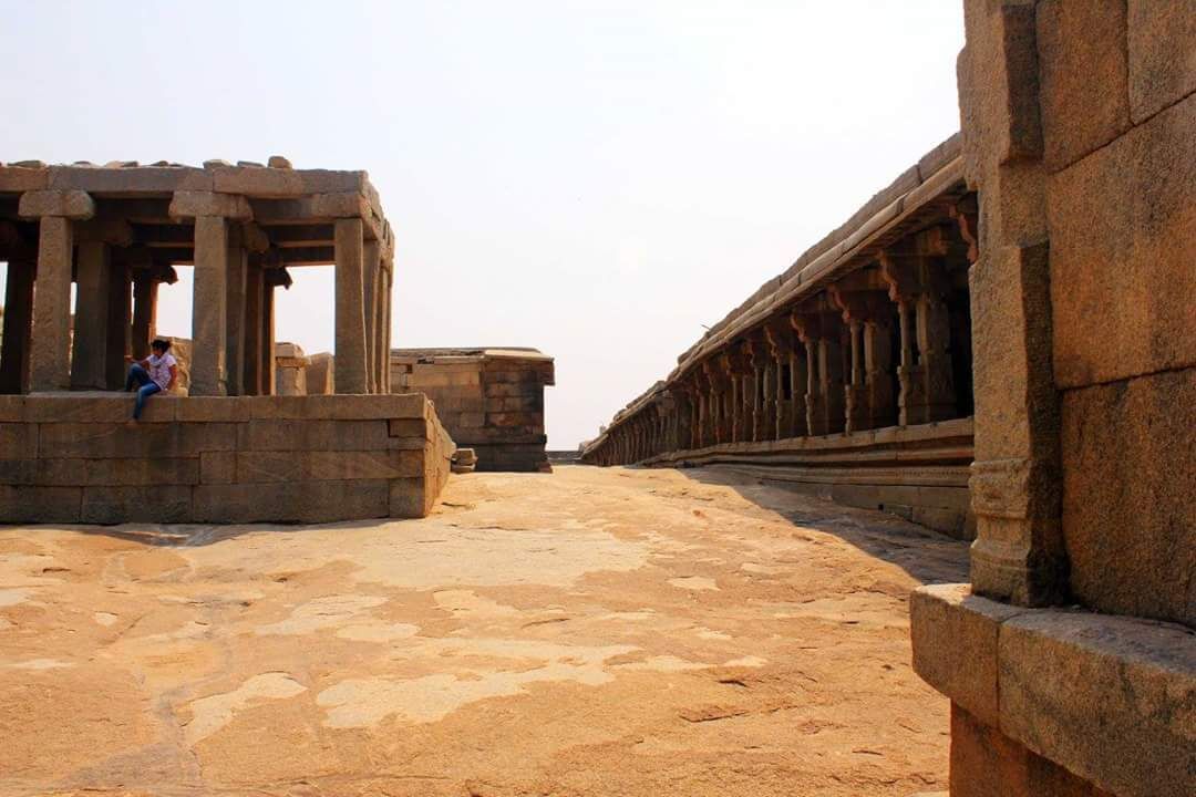 Lepakshi, This temple and entire monument built between 1336-1646 century. Its in Southern part of India. The architect here is worth a visit. Each stone has some art carved over it. 
#lepakshi #monument #architecture
