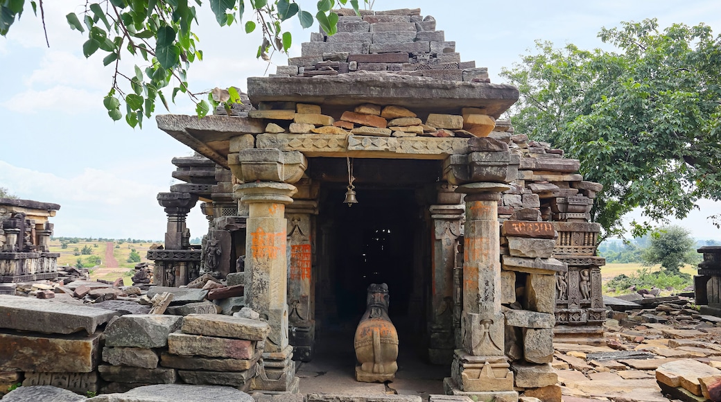 Front view of Sitamarhi Temple, located in Thoban, Ashoknagar, Madhya Pradesh, India.