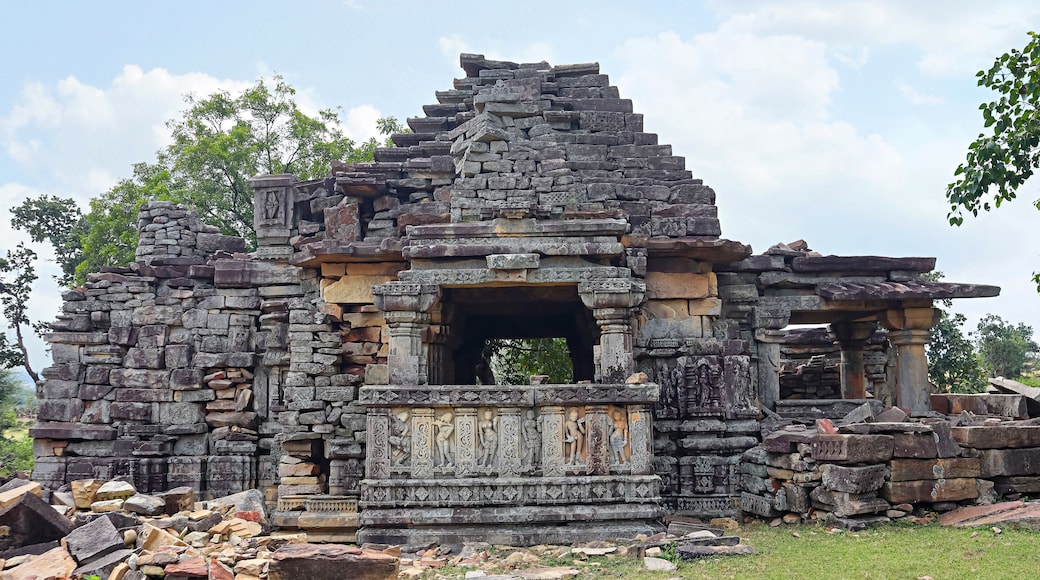 Ancient ruins of Sitamarhi Temple, dedicated to Lord Shiva, located in Thoban, Ashoknagar, Madhya Pradesh, India.