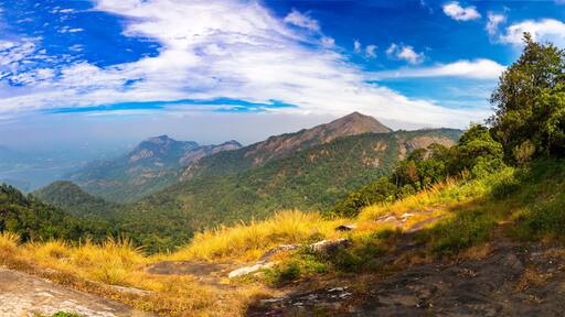 Beautiful Panoramic views of Nelliyampathy Kerala india.
