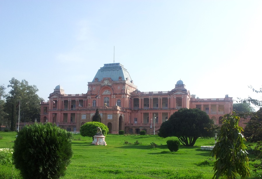 The Jagatjit Palace in Kapurthala, Punjab (once a princely state during the British Raj) . The main palace and its gardens were modelled on the Palace of Versailles.