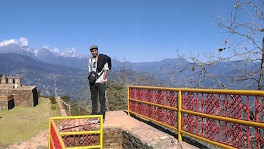 With Mt.Kanchenjunga as my background