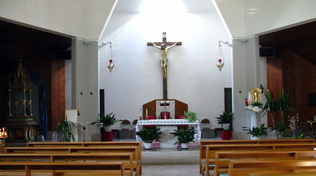 Altar in the parish church Saint Martin at Resiutta in the Fella valley / Canal del Ferro / Friuli-Venezia Giulia / Italy / EU.