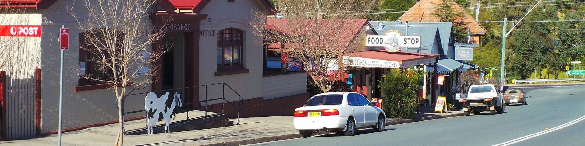 Cobargo has many great stores to browse, and great coffee from Chalk & Cheese