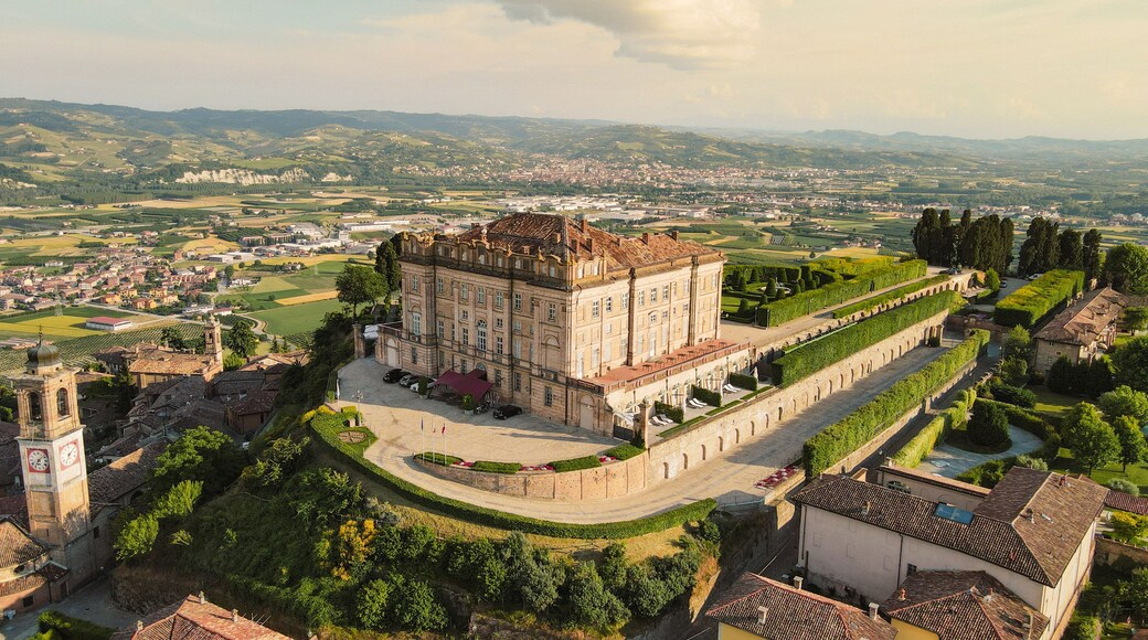 the beautiful castle of Guarene in a sunny day