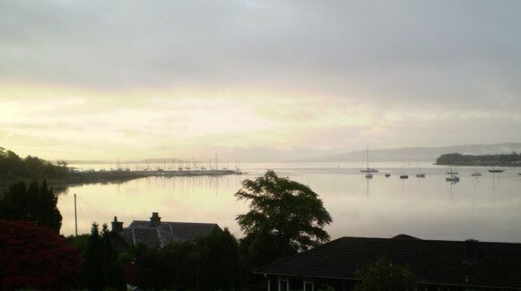Dawn over Rhu narrows