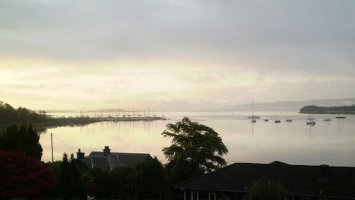 Dawn over Rhu narrows