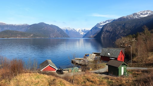 Fjord and mountains of Hardanger, western part of Norway