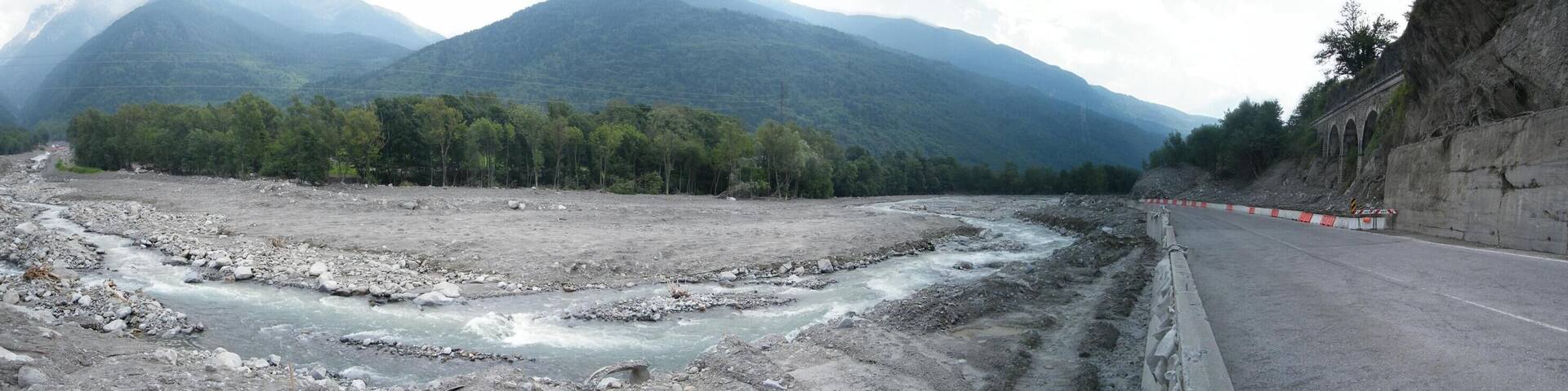 Torrente Rabbia - Esondazione 27 luglio 2012 - Rino di Sonico