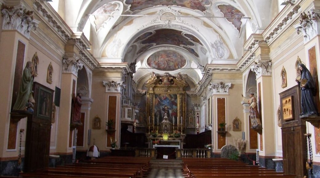 Inside of the Church of San Lorenzo. Sonico, Val Camonica