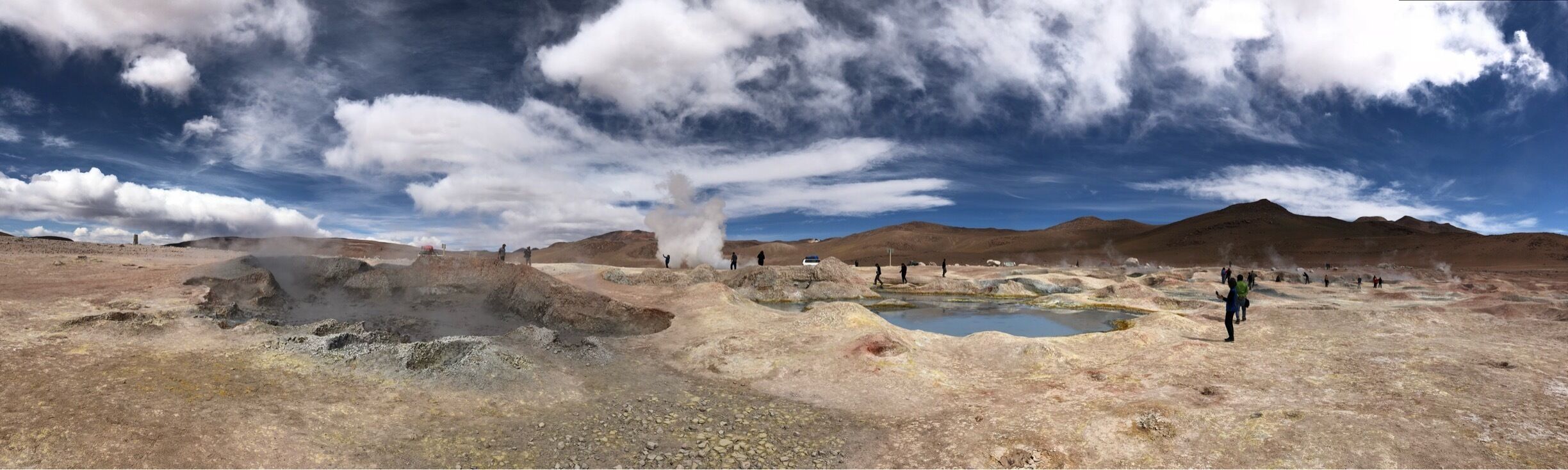 Geyser at over 4,000m high altitude 