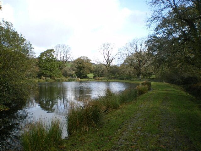 Pool at Pont-y-Gafel farm