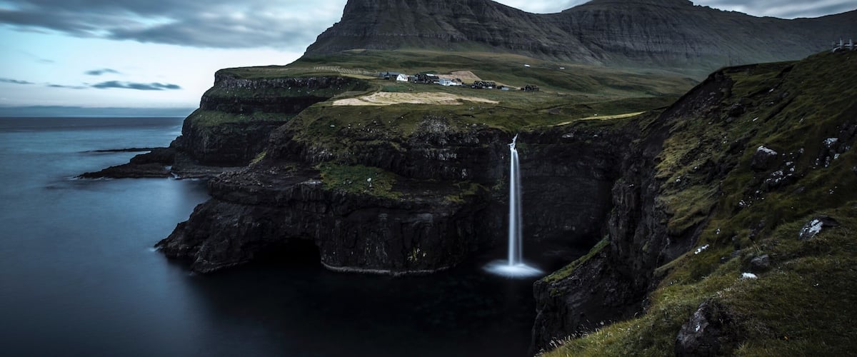 Gásadalur #føroyar #faroeislands #waterfall