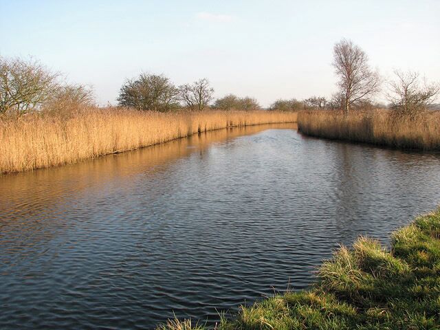 Approaching Martham Broad The River Thurne flows through the Nature Reserve. This view was taken from the public footpath which leads from Martham Ferry to Martham Broad Nature Reserve and to the village of West Somerton beyond.