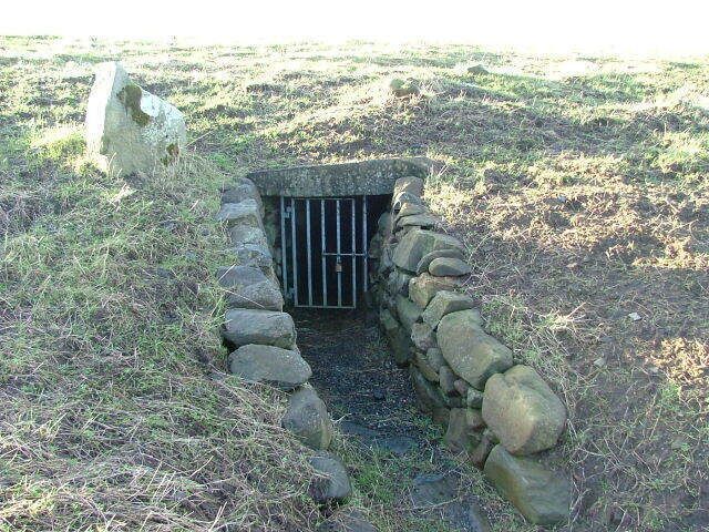 Kilmuir Souterrain. An Iron Age underground passage discovered in the year 2000 when the ground gave way under a cow.