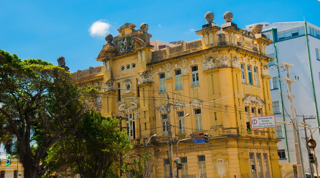 Recife, Brazil: Panoramic view of the sixteen-century architecture.