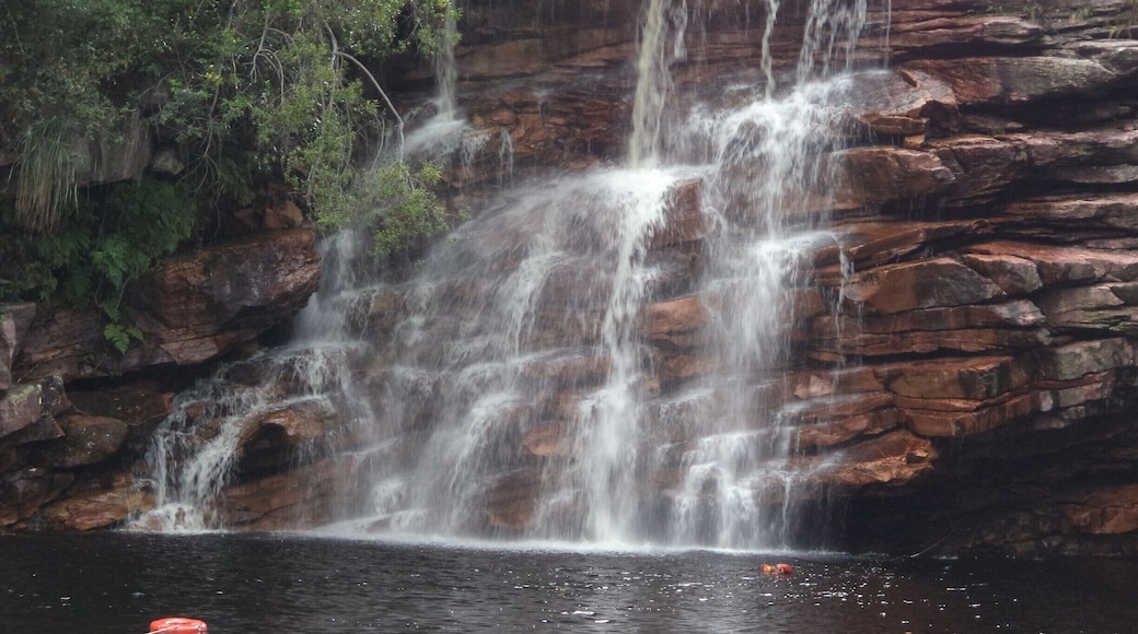 Cachoeira Poço do Diabo ! Tirolesa de aventura ótima!