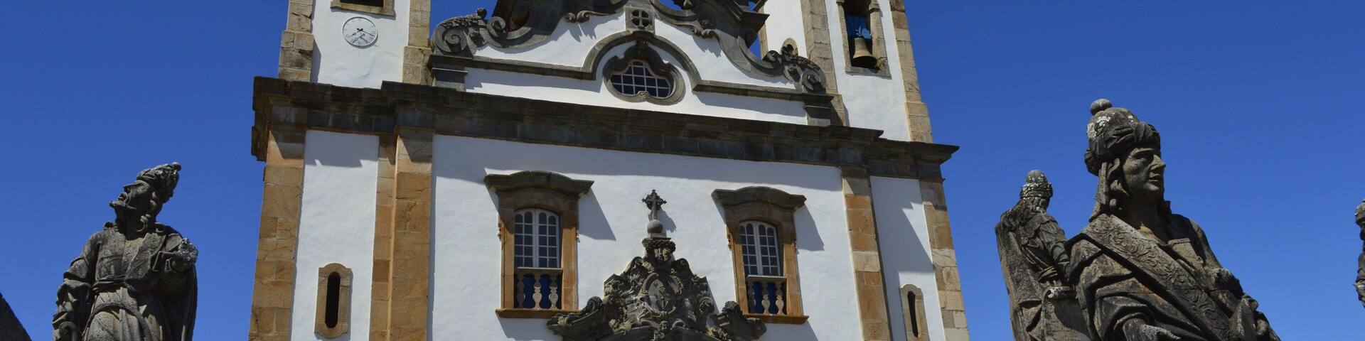 Igreja com obras de Aleijadinho