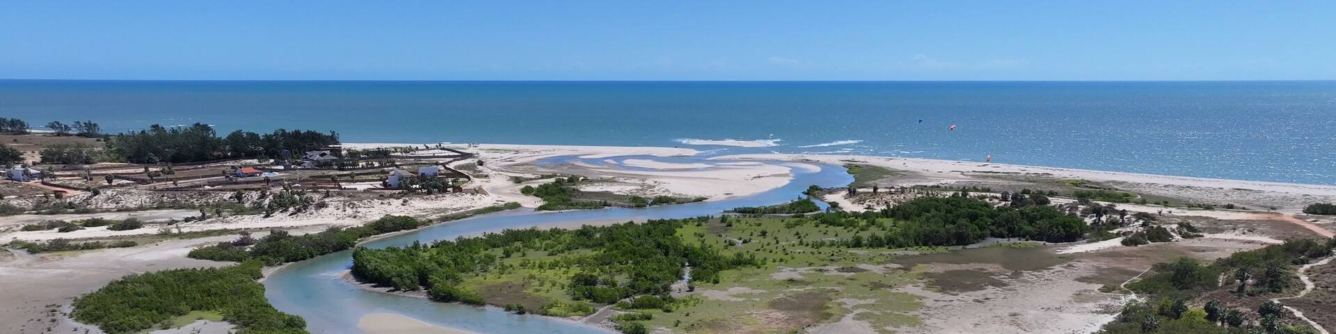 Barrinha Beach At Cajueiro Da Praia In Piaui Brazil. Beach Landscape. Nature Seascape. Vacations Destinations. Barrinha Beach At Cajueiro Da Praia In Piaui Brazil. Summer Travel.
