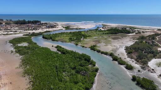 Barrinha Beach At Cajueiro Da Praia In Piaui Brazil. Beach Landscape. Nature Seascape. Vacations Destinations. Barrinha Beach At Cajueiro Da Praia In Piaui Brazil. Summer Travel.