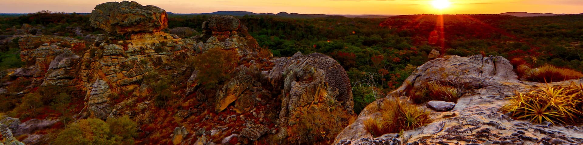 Parque Nacional de Sete Cidades No Brasil