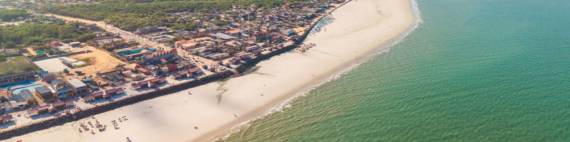Praia de Ajuruteua em Bragança no Pará