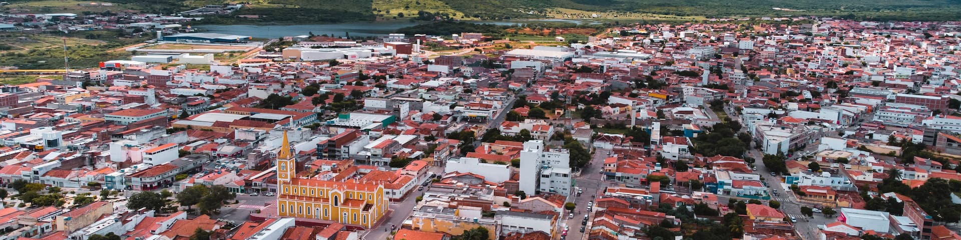 Sertão Caatinga Serra Talhada Pernambuco Triunfo Pernambucano Paisagem Cidade Igreja Lampião Natureza Construção Xaxado Forró PE Brazil Viagem Drone