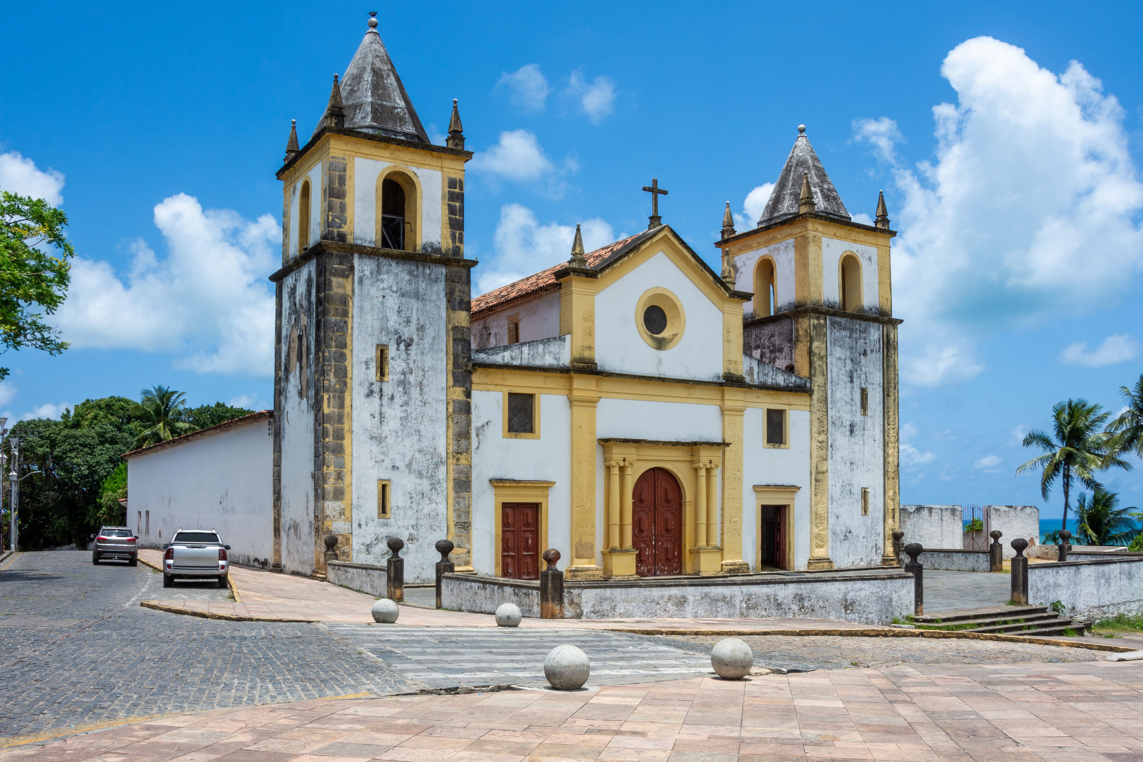 View of Sé Cathedral in Olinda - Pernambuco, Brazil