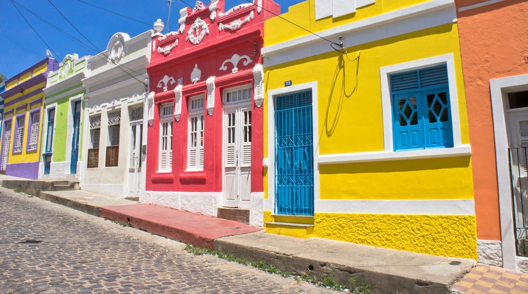 Olinda, Old city street view, Brazil, South America