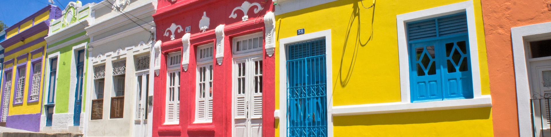Olinda, Old city street view, Brazil, South America