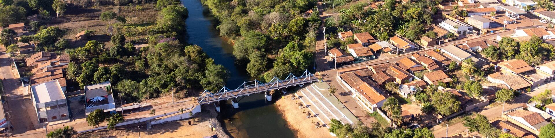 beautiful small town in the middle of the Brazilian savanna, Ponte Alta do Tocantins, Brazil