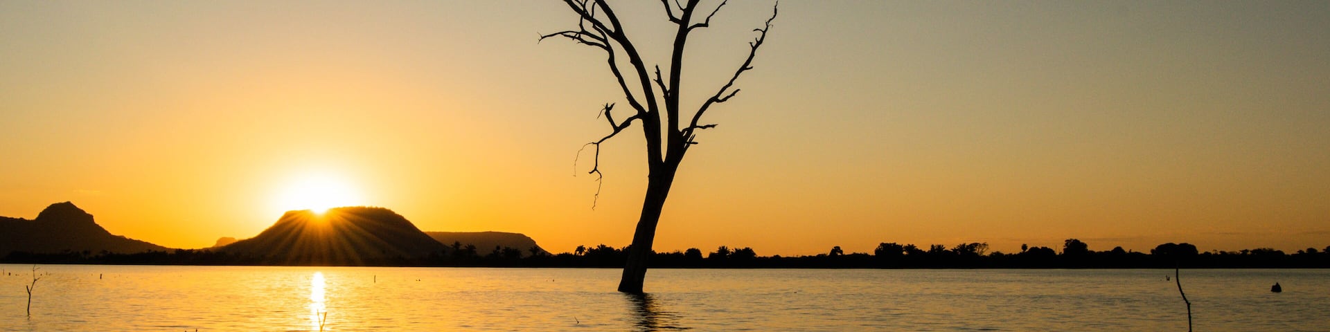 Sunset on the Tocantins River - Carolina, Maranhão