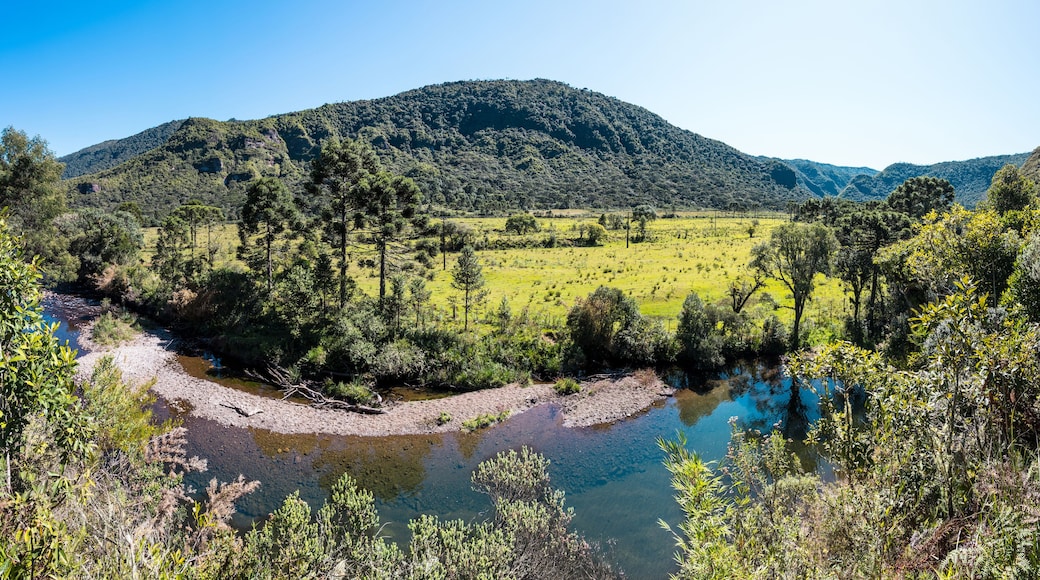 Paisagem campestre com rio