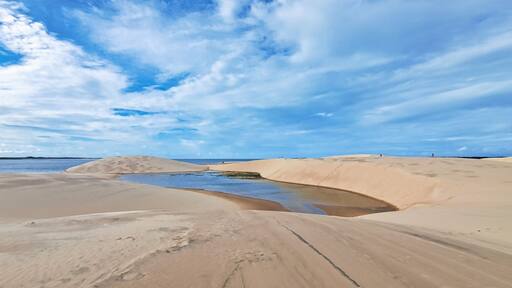 Dunas do Mouro at Ilha do Caju, Ilha das Canarias, Brazil. Delta do Parnaiba and Delta das Americas