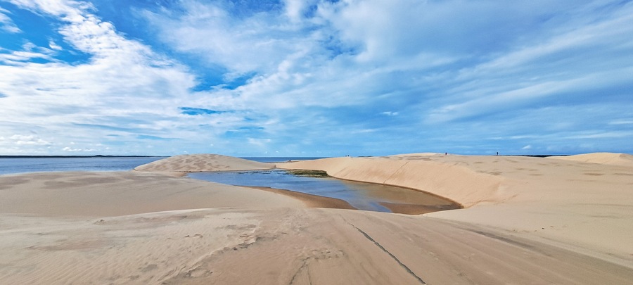Dunas do Mouro at Ilha do Caju, Ilha das Canarias, Brazil. Delta do Parnaiba and Delta das Americas