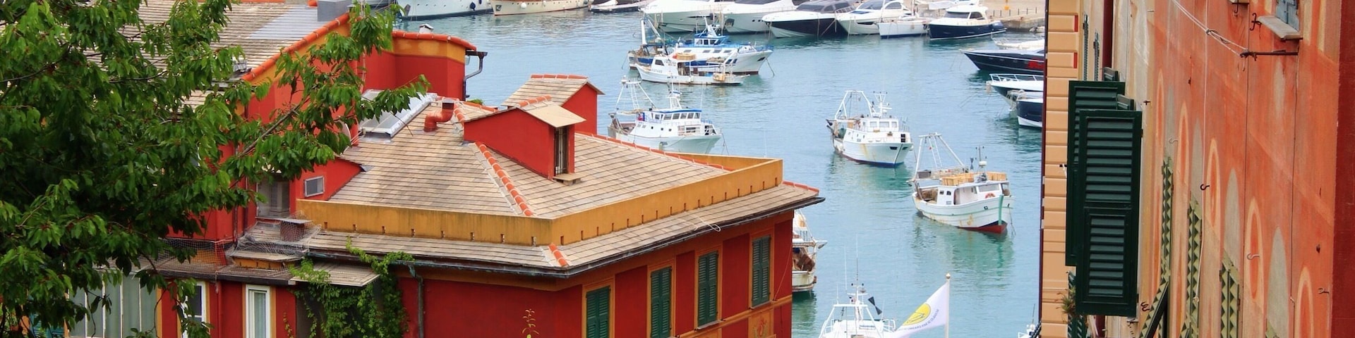 View from the steps going to the church