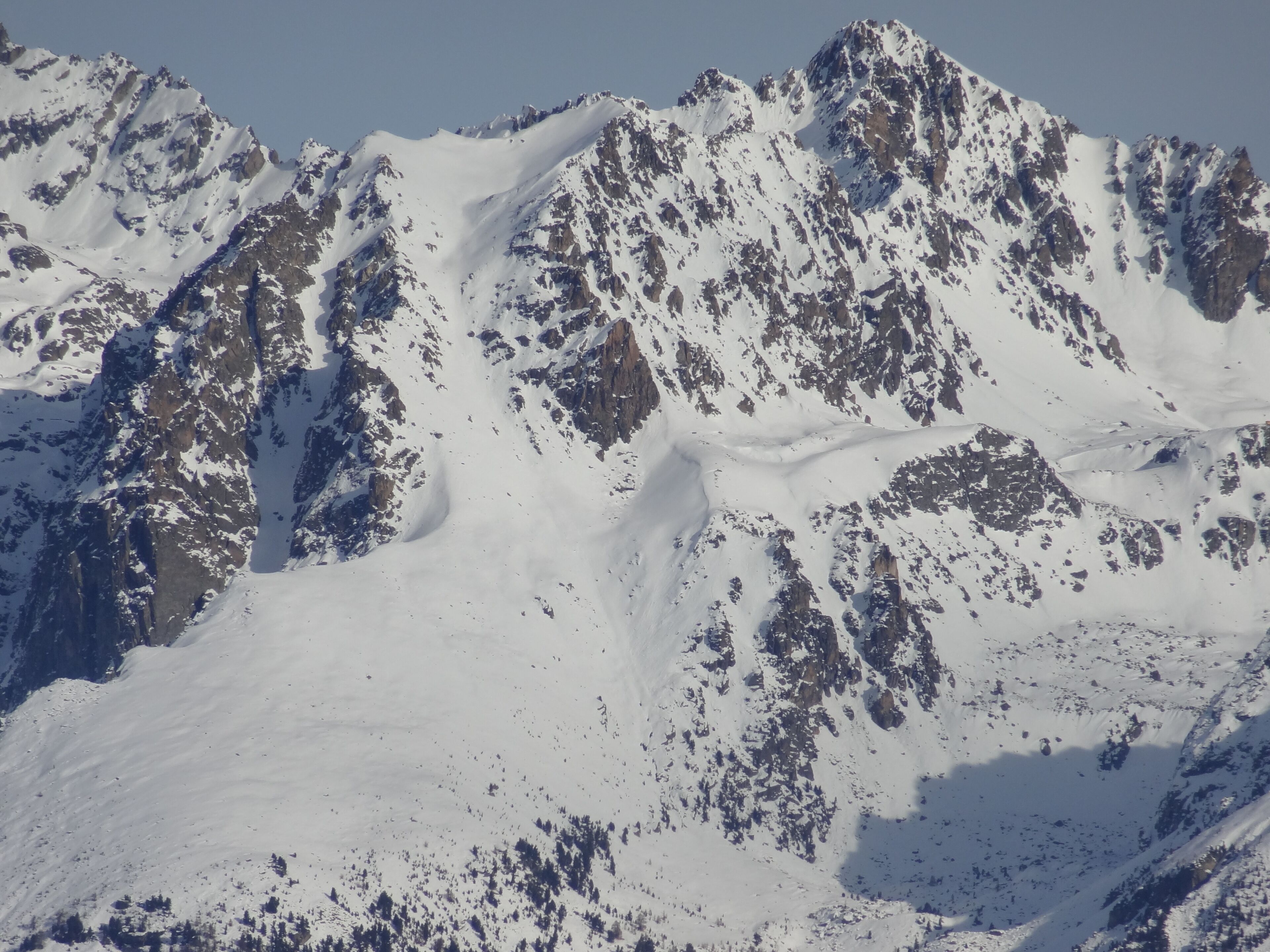 canali rocce di meano visto da monte maurel