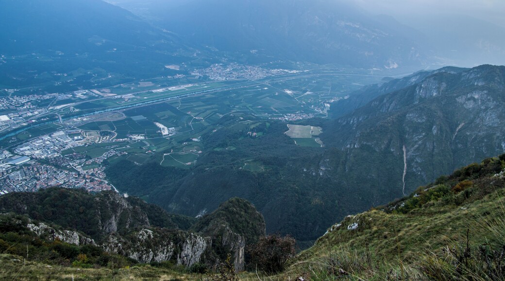 Trento from Vason and cliffs