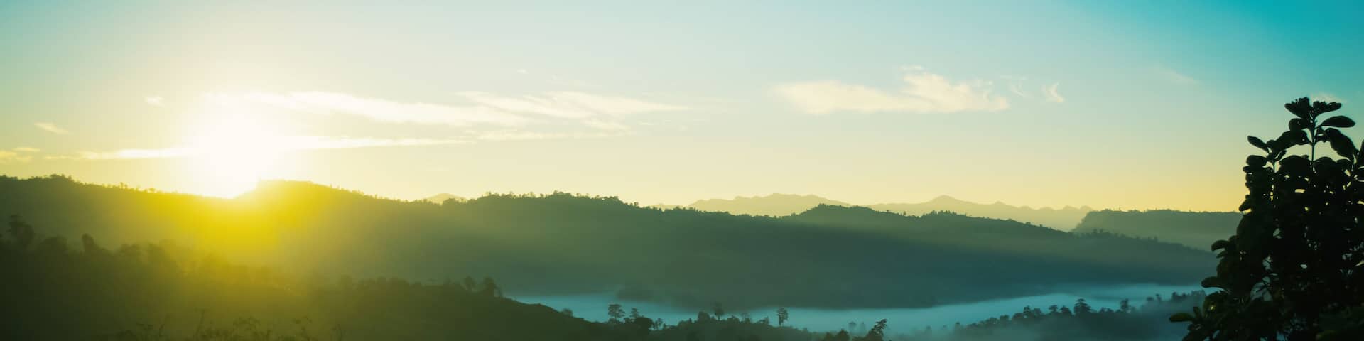 panorama of beautiful countryside of Bandarban, Bangladesh. sunny afternoon. wonderful springtime landscape in mountains. grassy field and rolling hills. rural scenery. Sajek, foggy morning sunrise
