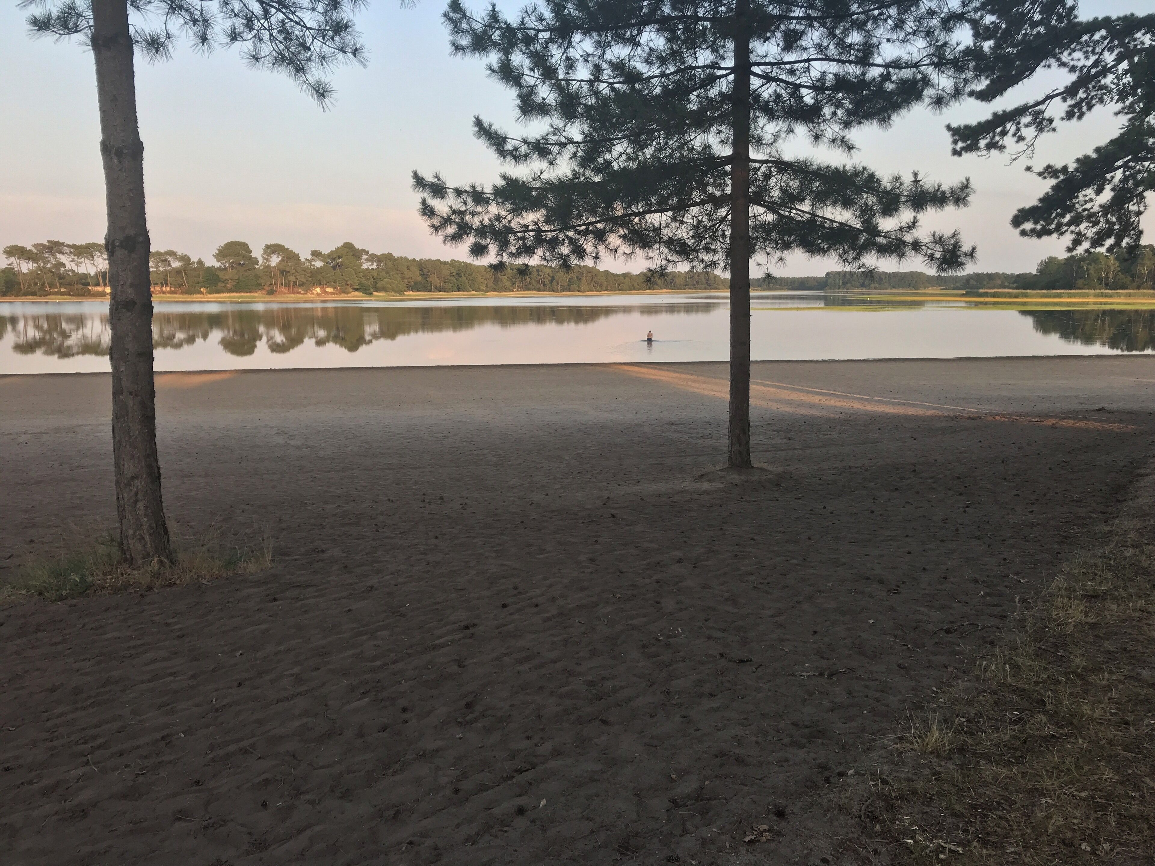 Lovely views great food and a good swim in the lake.