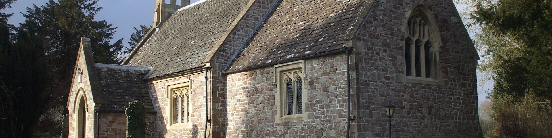 The church at Llanddewi Fach It appears to be a dwelling now (?)